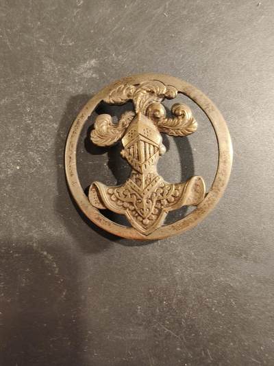 老王徽章第189期 - 法国装甲兵贝雷帽徽   银色