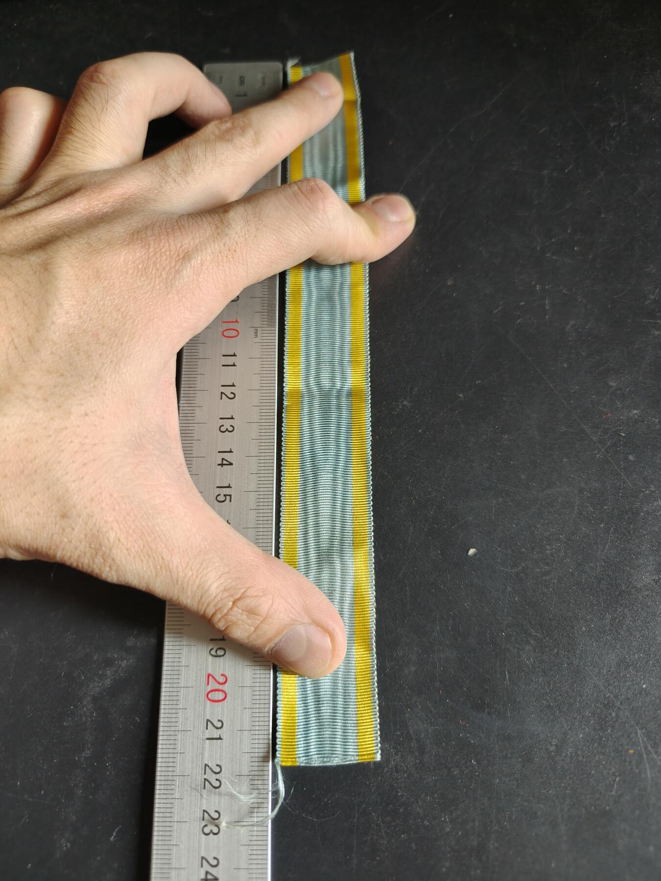 老王徽章第189期 德国一战萨克森王国圣亨利勋章绶带      22cm