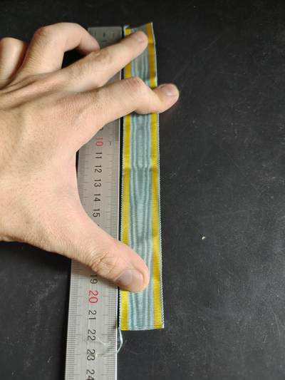 老王徽章第189期 - 德国一战萨克森王国圣亨利勋章绶带      22cm