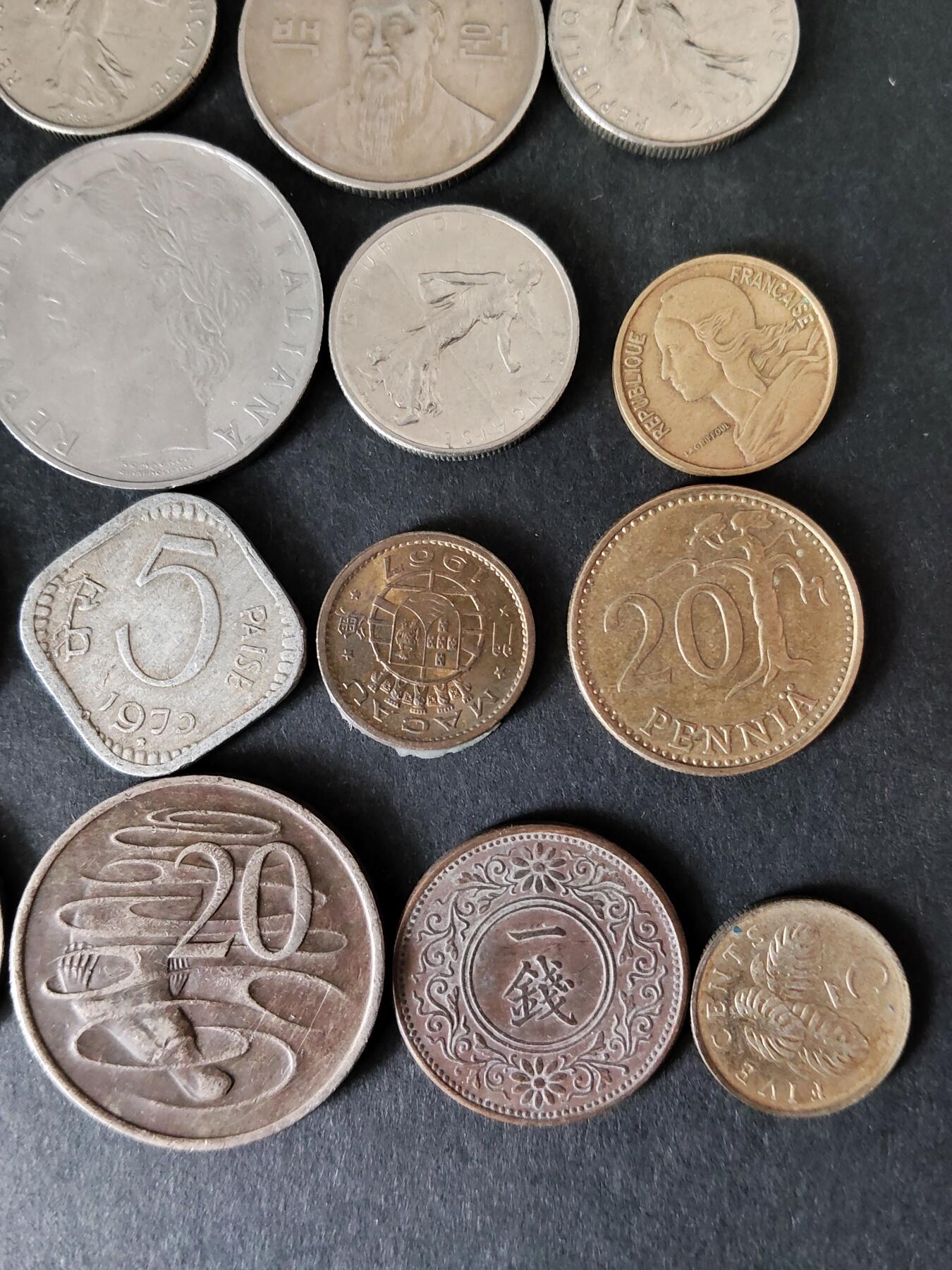 猩哥外币小铺➨【第225场】 硬币16个