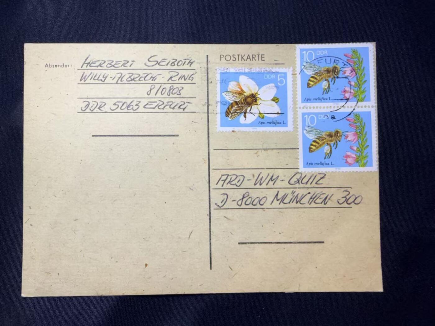 云宸嘉赏-勋臻文献佳藏优品精选场次（低佣 转发佣金红包） （威利・尼贝格环形路）赫伯特发给英格兰威利的明信片