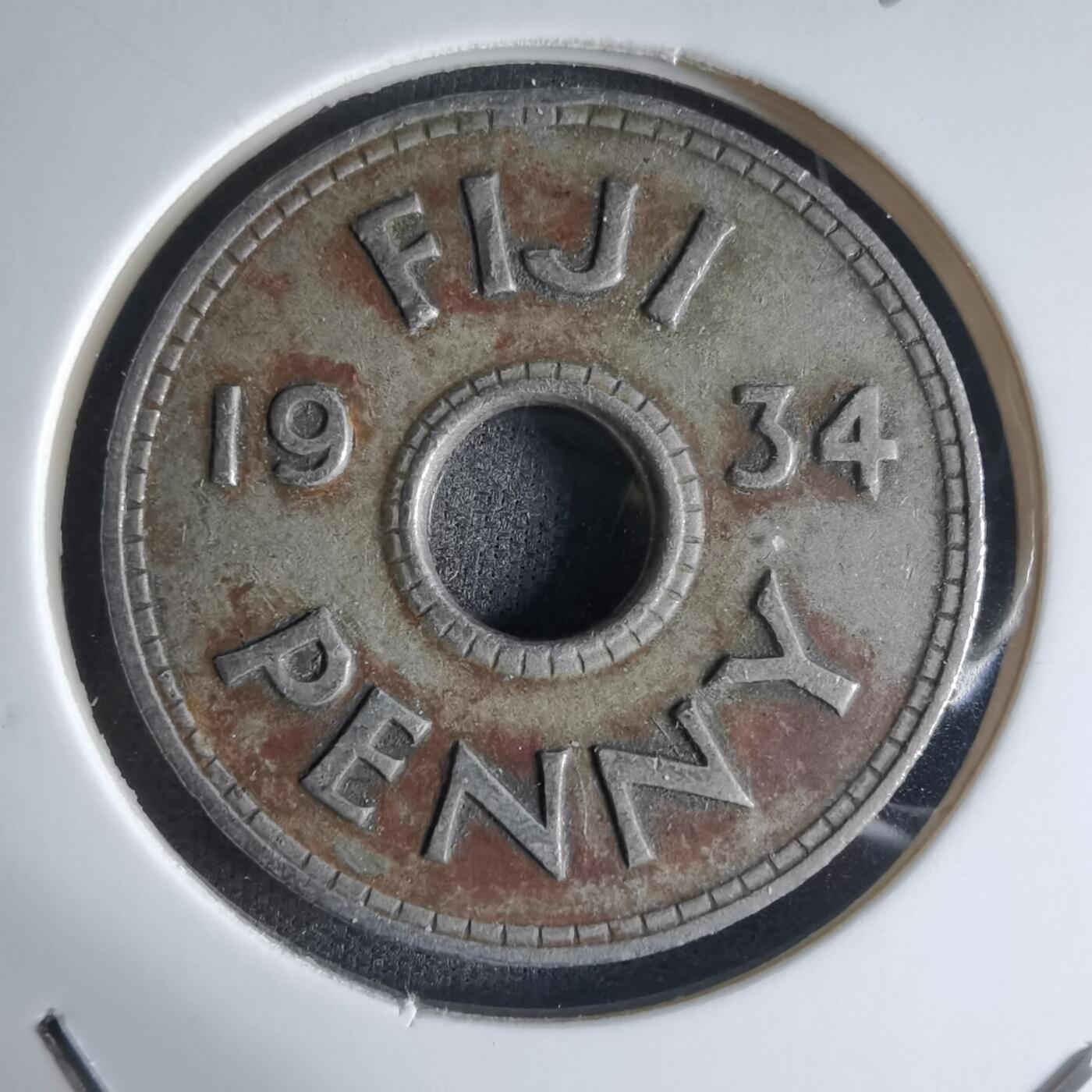 沼泽如烟--第1032场 斐济1934年1便士