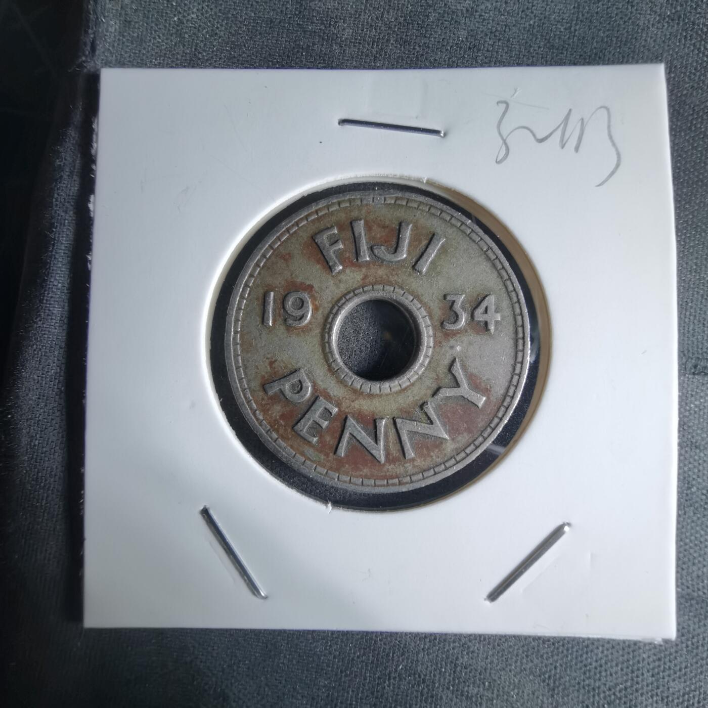 沼泽如烟--第1032场 斐济1934年1便士