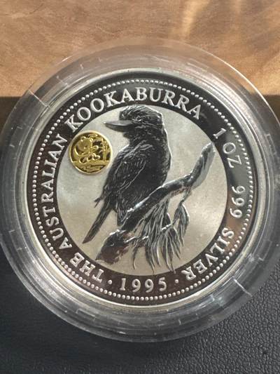 ❤️【币观天下】❤️ 第346期钱币拍卖场- 2026.3.27周五晚上6点半场 长期征集拍品  - 1995年澳大利亚1盎司镶金翠鸟银币
