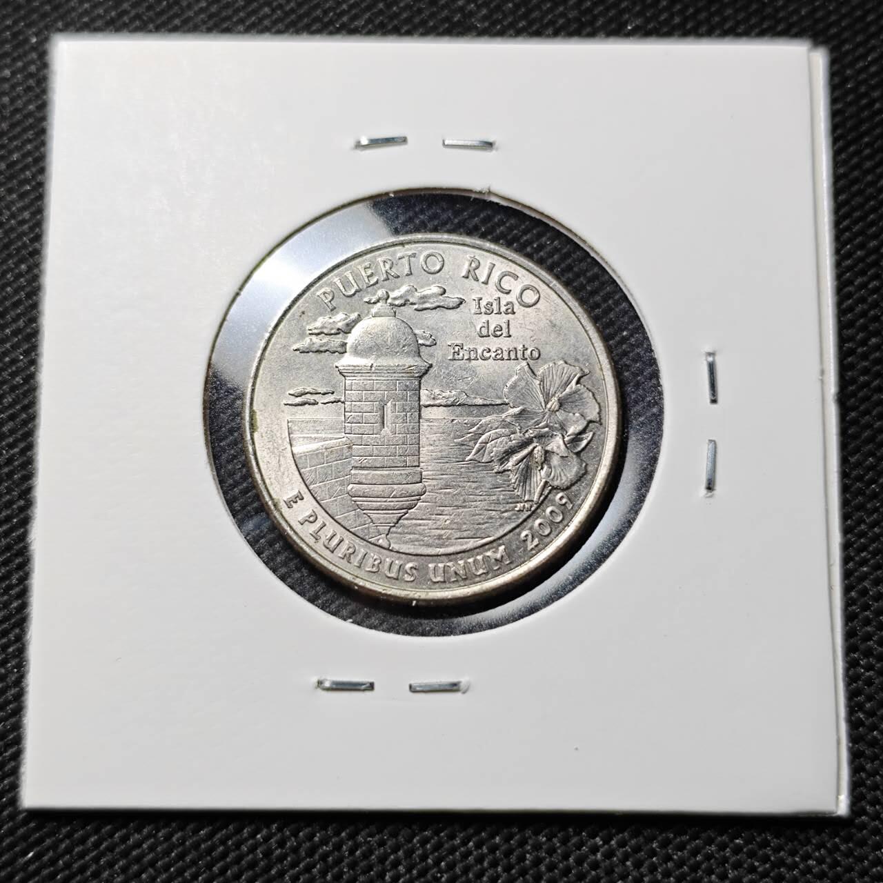 KK钱币收藏小铺  第406期 2月预留时间 周末发货  2009美国25分纪念币