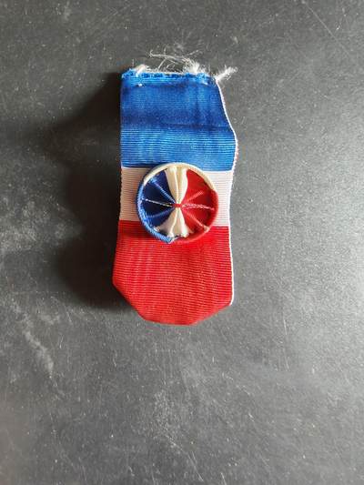 老王徽章第189期 - 法国金级劳工奖章绶带