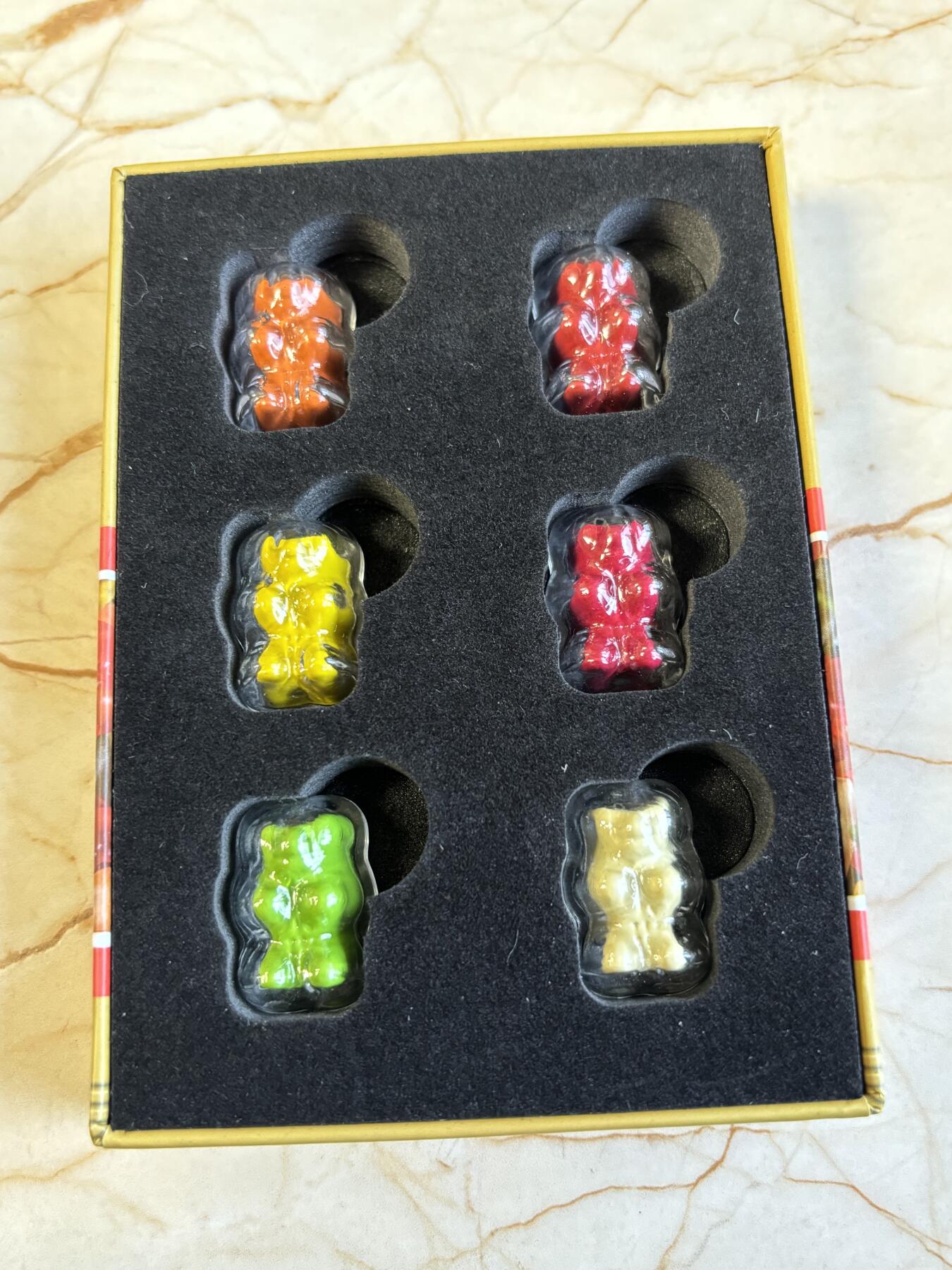 第195期拍卖 萨摩亚2022年哈瑞宝小熊软糖诞生百年彩银币6枚套，半盎司*6，发行5000套