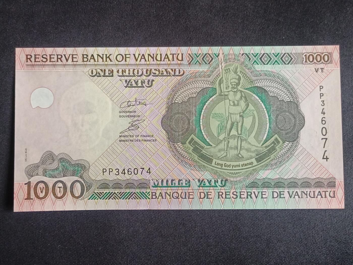 【游宝拍卖】丙午马年第15期 瓦努阿图-1000瓦图【2002(06)版 全新UNC】