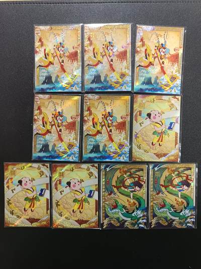 天玑星卡拍第181期《3.26周四截拍》持续收拍收评中 满赠卡需备注 - 卡游 天宫美影 孙悟空 蛋生 哪吒  10张