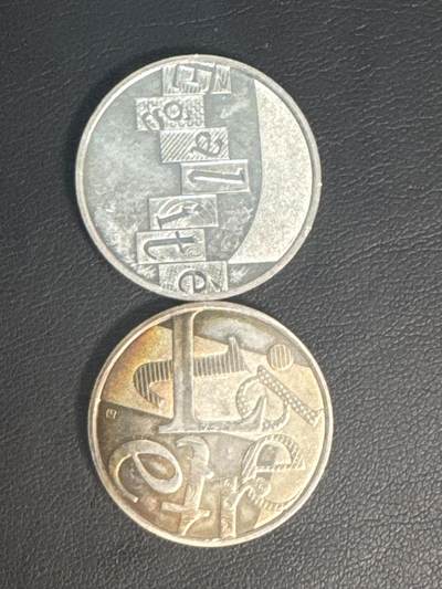 ❤️【币观天下】❤️ 第346期钱币拍卖场- 2026.3.27周五晚上6点半场 长期征集拍品  - 两枚一组 2013 法国 5欧元 自由纪念银币 和 2013法国 5欧元 平等纪念银币 好品