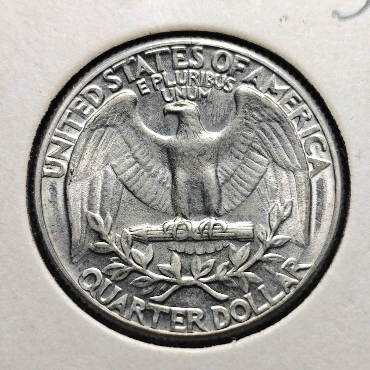 KK钱币收藏小铺  第406期 2月预留时间 周末发货  1965美国25分 好品