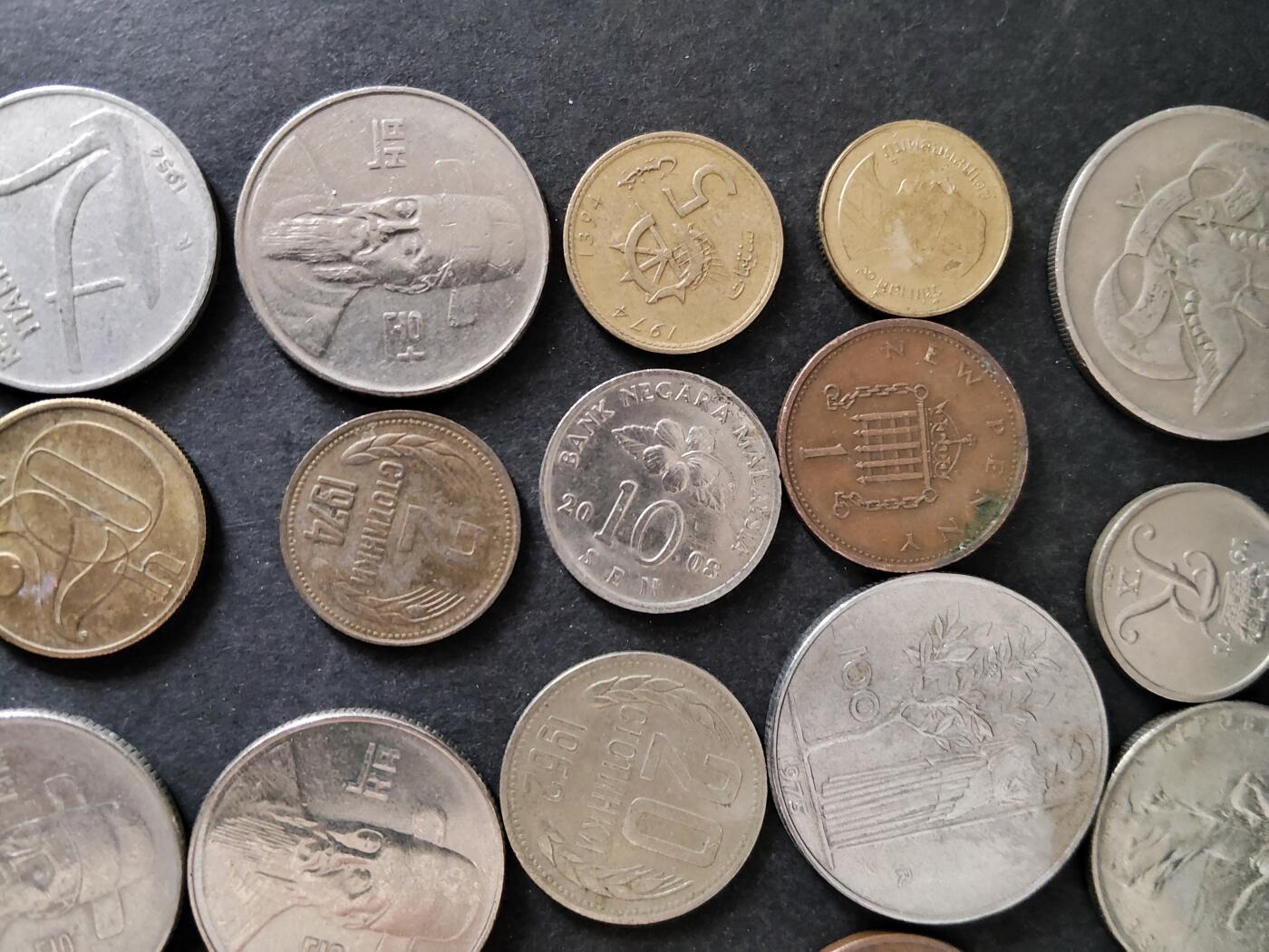 猩哥外币小铺➨【第225场】 硬币20个