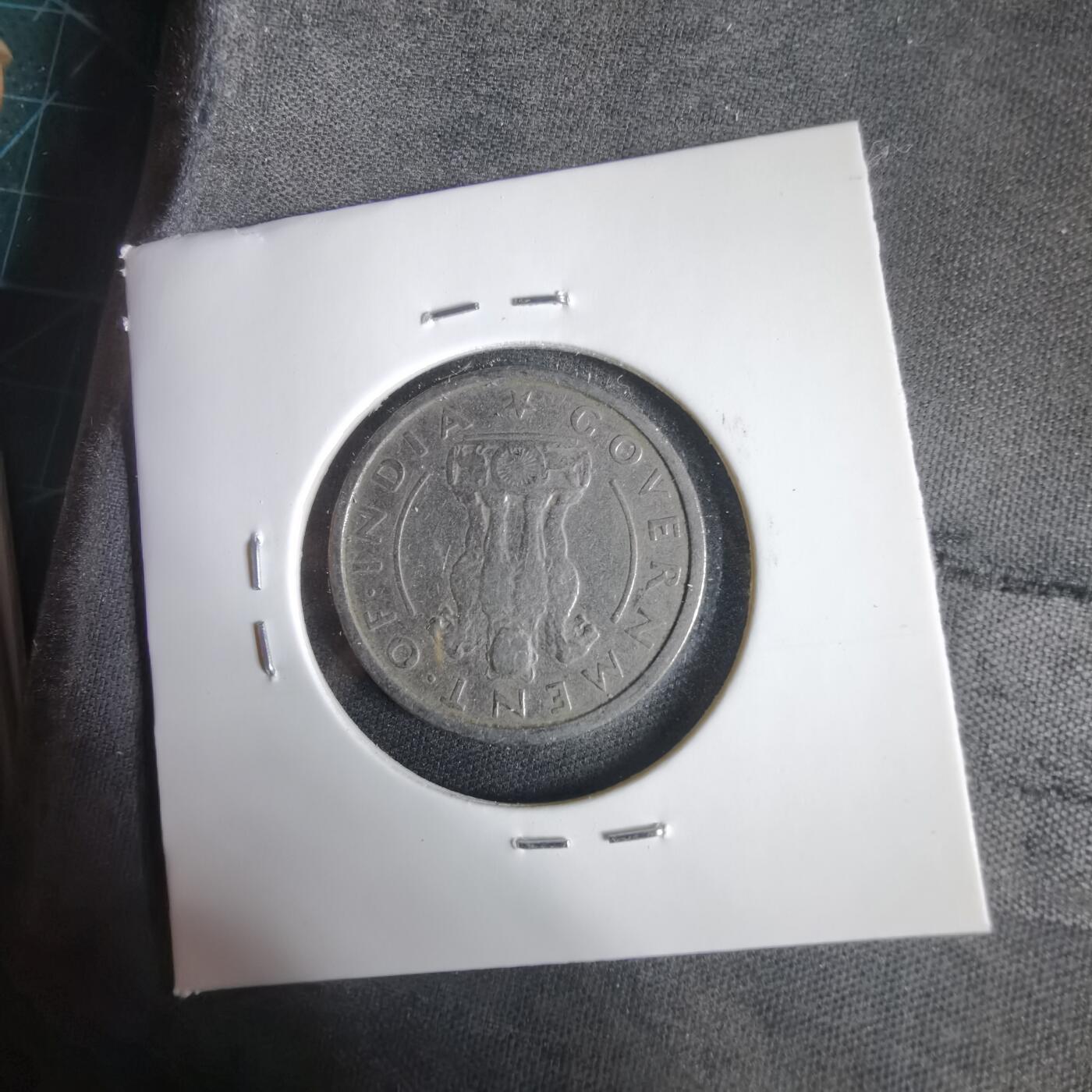 沼泽如烟--第1031场 印度1954年二分之一卢比