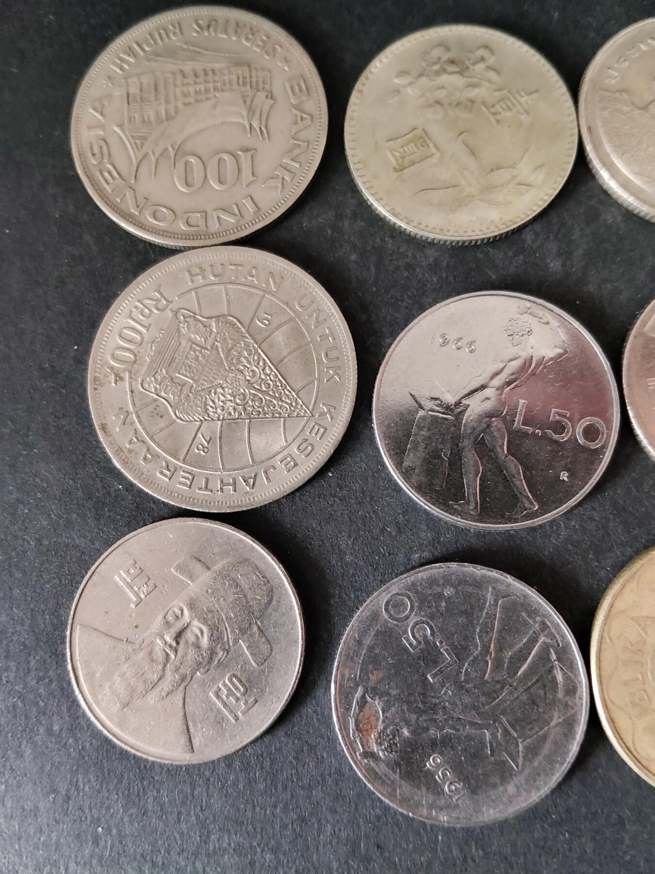 猩哥外币小铺➨【第225场】 硬币9个