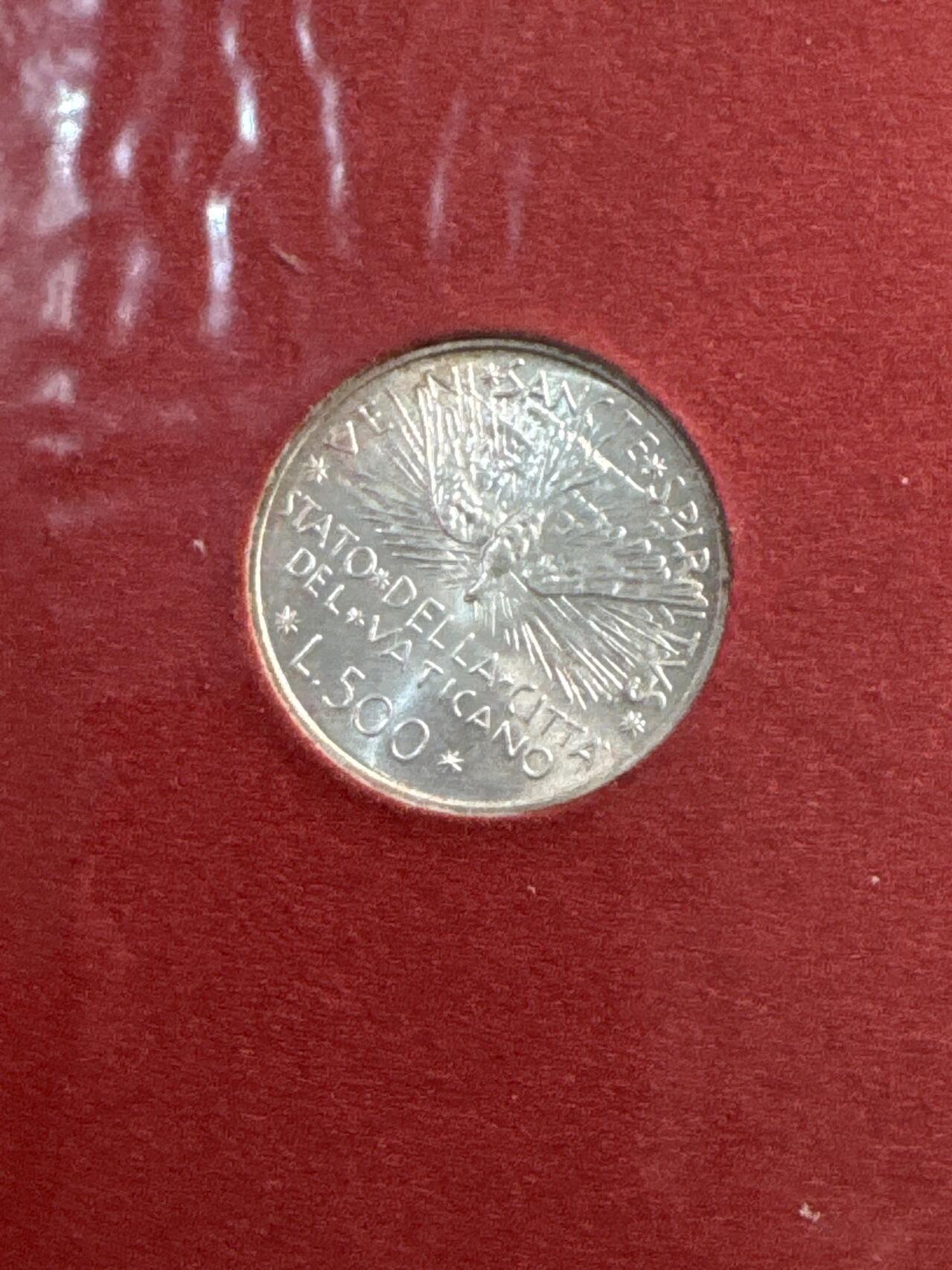 ❤️【币观天下】❤️ 第346期钱币拍卖场- 2026.3.27周五晚上6点半场 长期征集拍品  梵蒂冈1978年500里拉纪念银币Ag 835·11g原厂包装