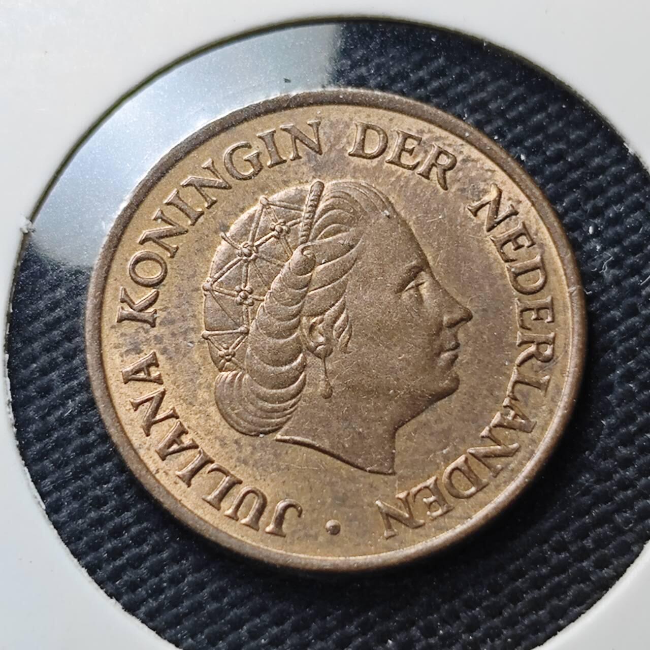 KK钱币收藏小铺  第406期 2月预留时间 周末发货  1970荷兰5分铜币