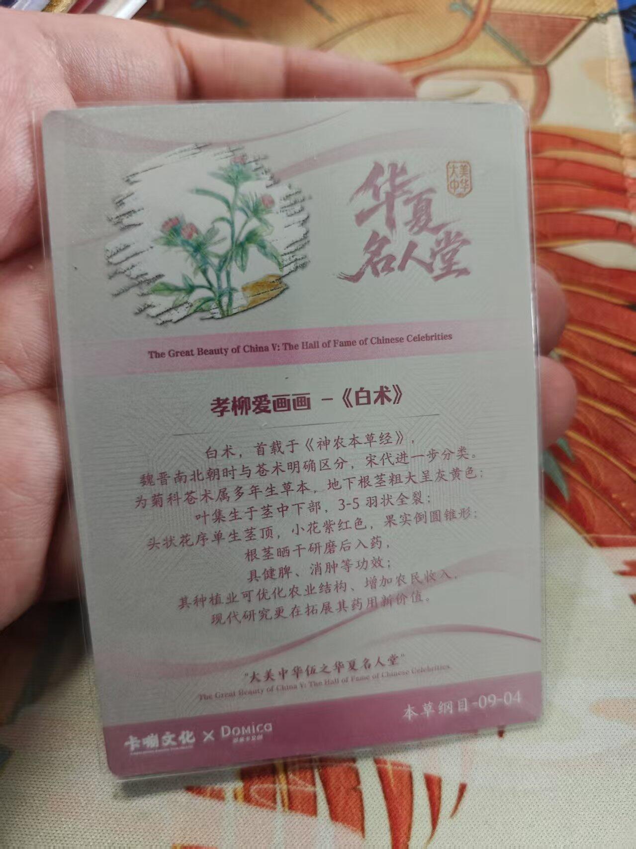 寸草不生拍卖 蛇年第一期 卡嘣文化 华夏名人堂 白术