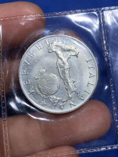 意大利1986年500里拉世界杯银币 发行量最少的一款 - 意大利1986年500里拉世界杯银币 发行量最少的一款