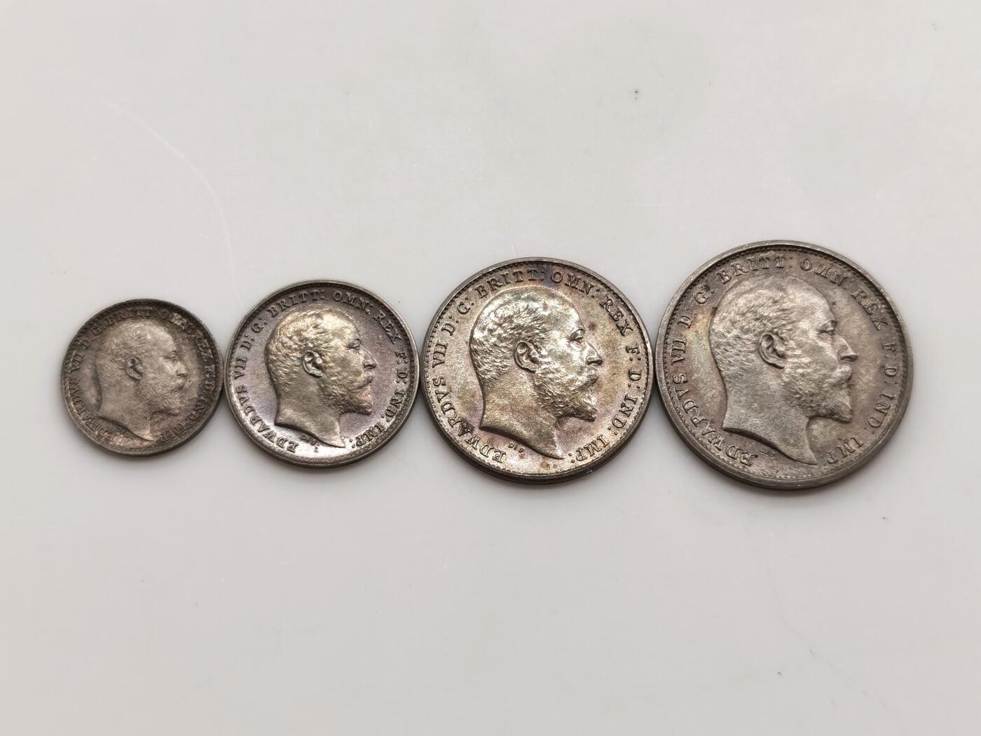 博洋堂“芳菲春韵”3月精品大拍专场暨第166期（全场包邮） 英国1902年爱德华七世Matte Proof13枚大全套原盒 全部N盒P盒高分状态