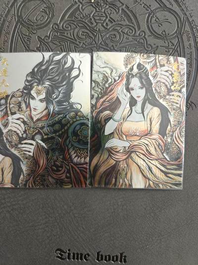 寸草不生拍卖 蛇年第一期 - 张建东绘 天蓬+霓裳一组 镜面闪