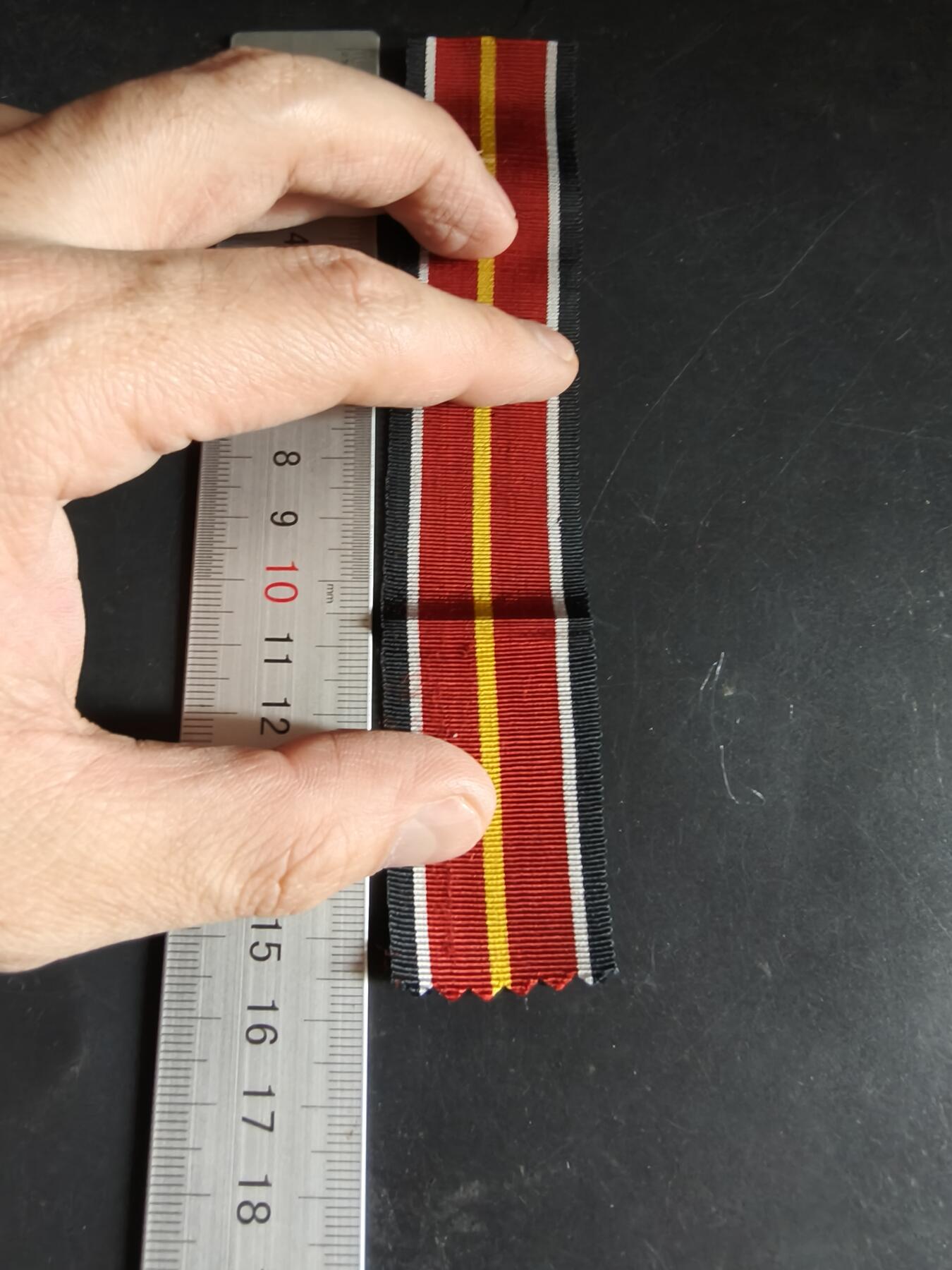 老王徽章第189期 德三西班牙蓝色师奖章绶带     16cm