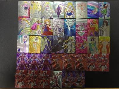 天玑星卡拍第181期《3.26周四截拍》持续收拍收评中 满赠卡需备注 - 大圣卡通 美少女战士24张+圣斗士星矢14张 小卡 粗闪