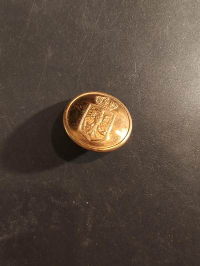 老王徽章第189期 - 德国普鲁士王国陆军铜扣    一战前      23mm