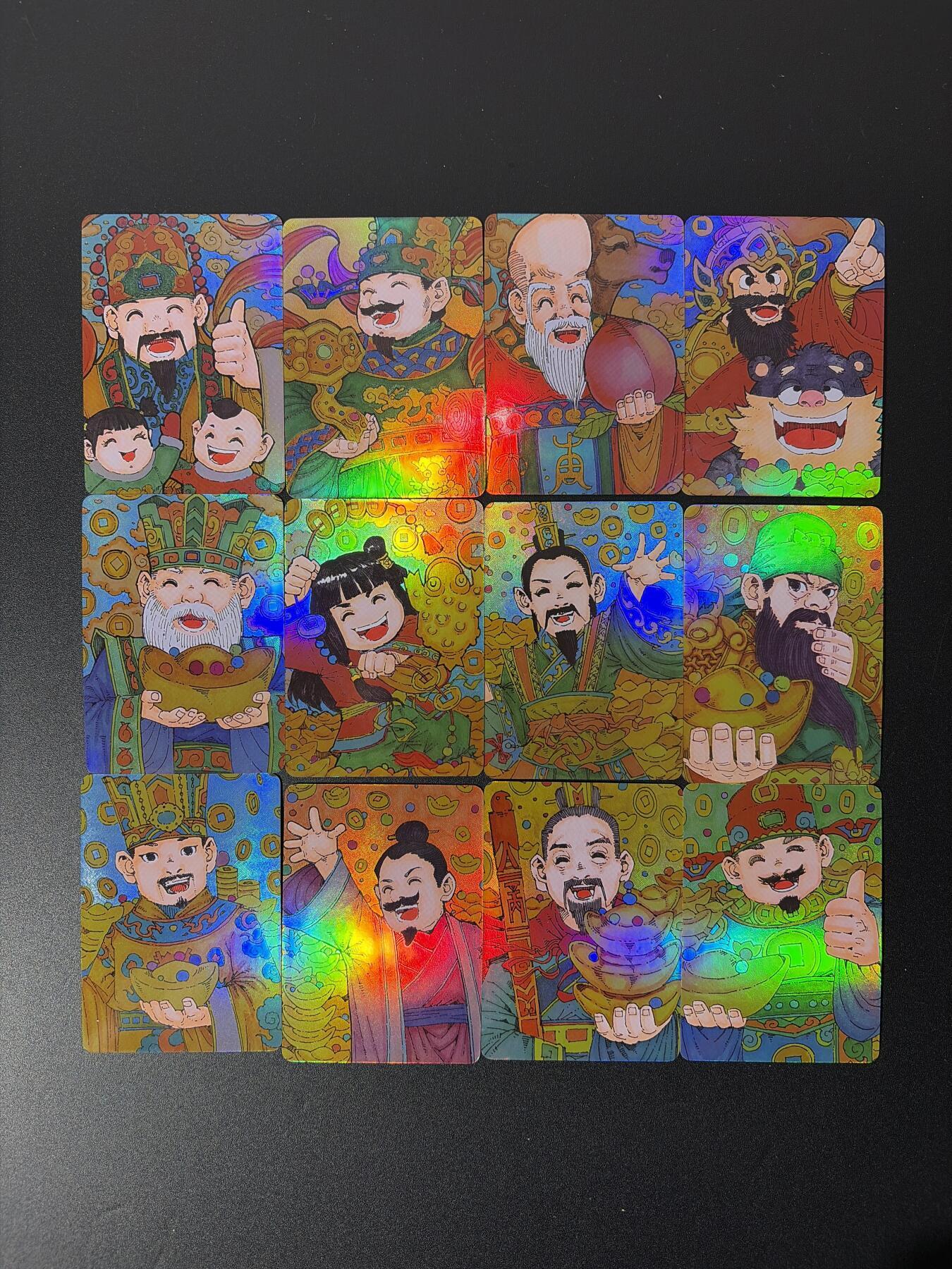 NO.28 好又多金牌大场，每周一站式配齐，方便凑单！（周6晚9点截拍，卖家送拍0抽成！） 【套卡】小花瓣 天宫赐福 财神驾到 彩闪卡12图 一套