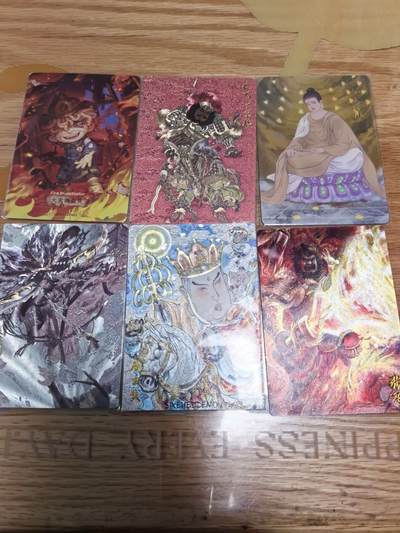 阳大大卡牌拍卖第106期（持续收拍品，周五晚上九点截拍，进群福利早知道） - 闪魂调查员/李云中张飞/一念神魔如来/玄卡阁瑞光夏侯渊/卡德曼山丘唐僧/玄卡阁子木张飞共6张