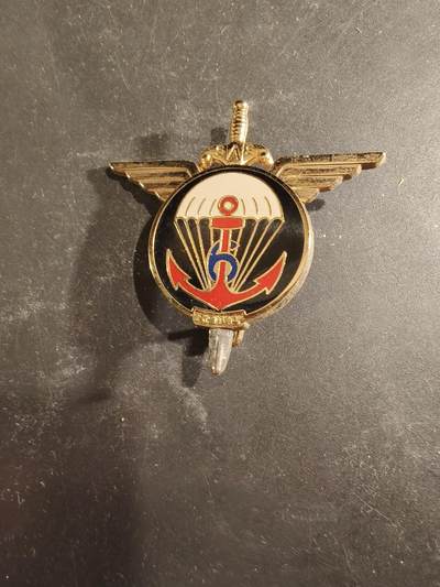 老王徽章第189期 - 法国海军陆战队第6伞降团证章