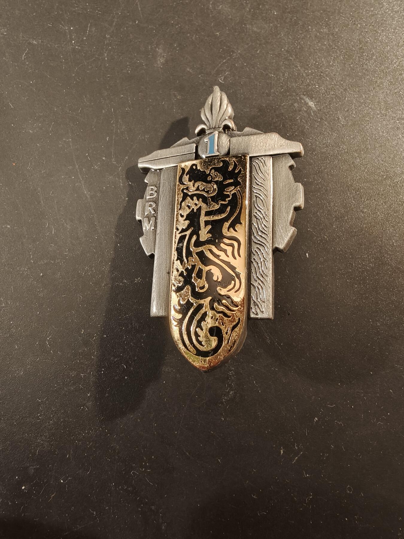 老王徽章第189期 法国外籍军团第1装备维护营证章