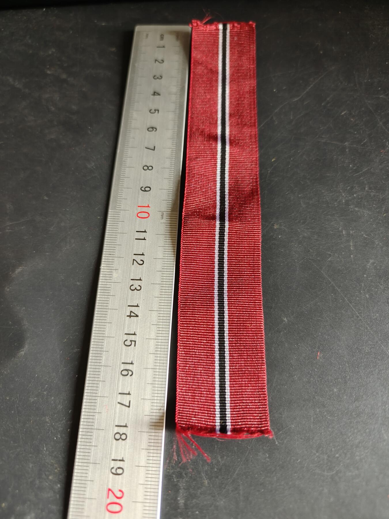 老王徽章第189期 德三冻肉奖章绶带     18cm