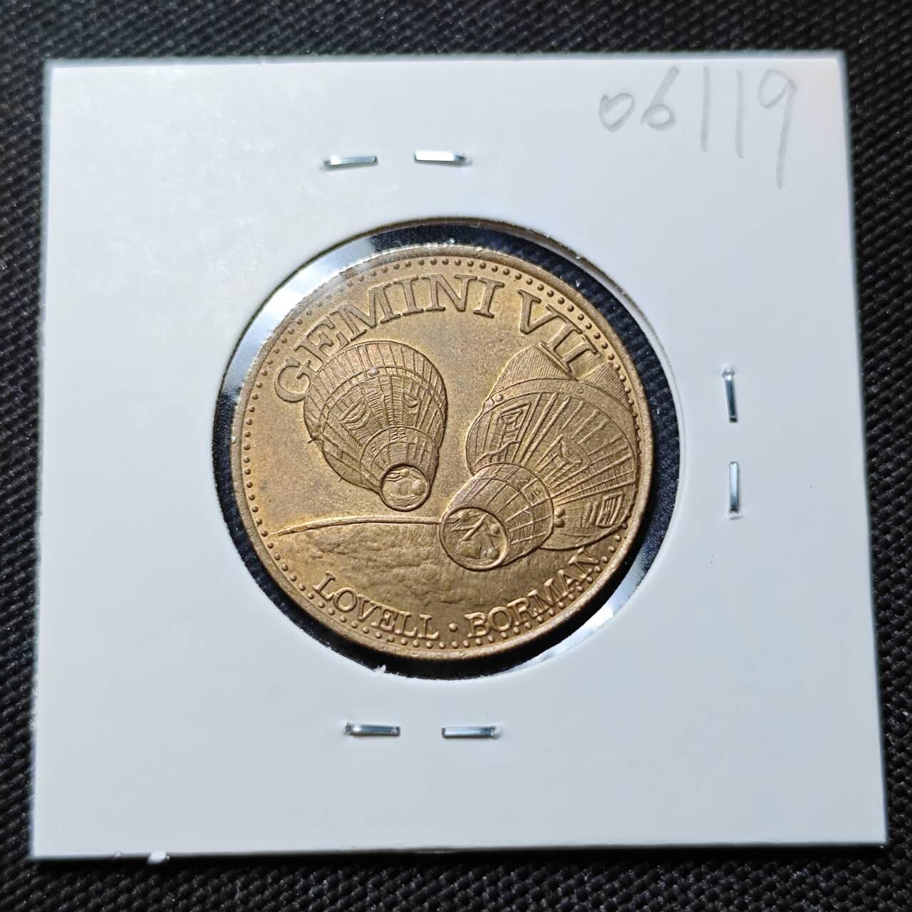 KK钱币收藏小铺  第406期 2月预留时间 周末发货  美国航天纪念铜章