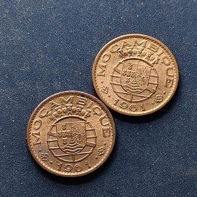 【全场包邮】纯粹捡漏拍514场 - 葡属莫桑比克1966年好品相20分2枚一组