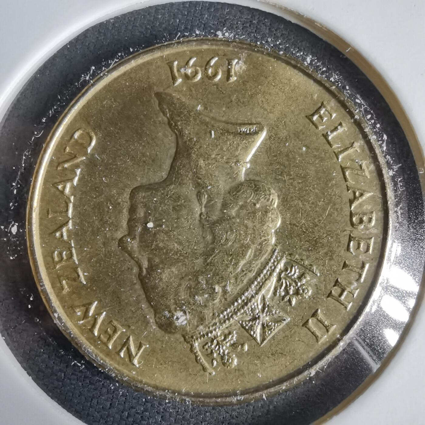 沼泽如烟--第1031场 新西兰1991年一元