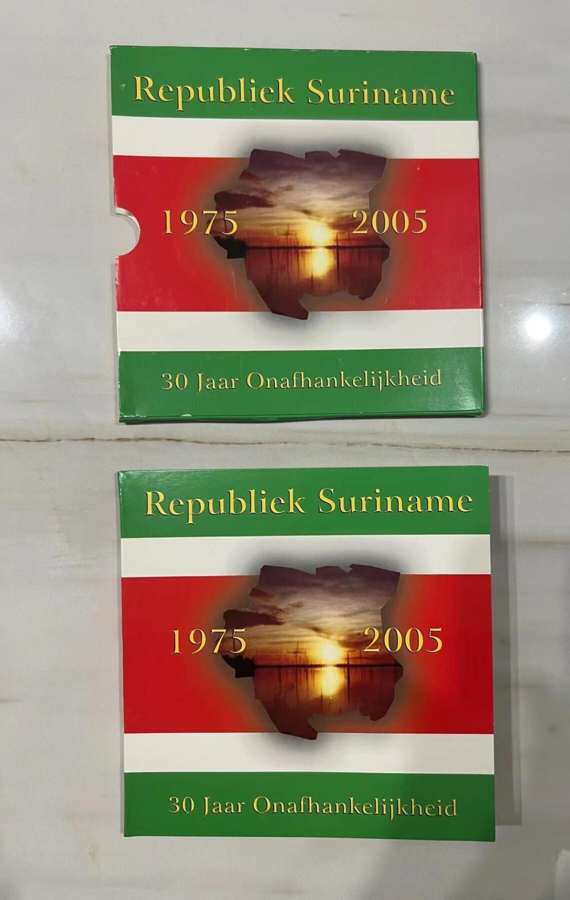 ❤️【币观天下】❤️ 第346期钱币拍卖场- 2026.3.27周五晚上6点半场 长期征集拍品  苏里南2005年独立30周年纪念册 官方发行限量2000套 稀少