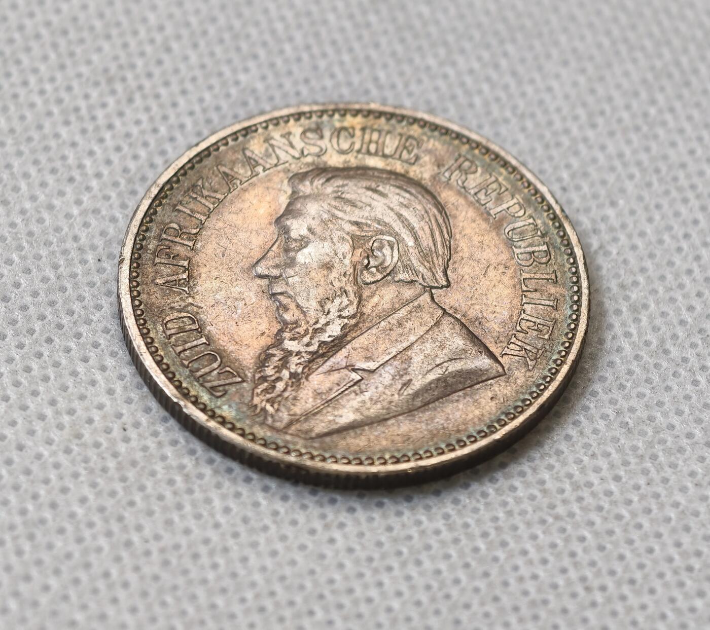 甄臻铺-世界币章拍卖（第56期），送拍享返佣金等优惠多多 南非 1893年 2.5先令银币