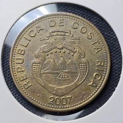 KK钱币收藏小铺  第406期 2月预留时间 周末发货 -  2007哥斯达黎加100科朗