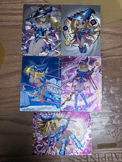 阳大大卡牌拍卖第106期（持续收拍品，周五晚上九点截拍，进群福利早知道） - 奇点最新一弹专属定制游戏王黑魔女5种形态粗闪裸卡