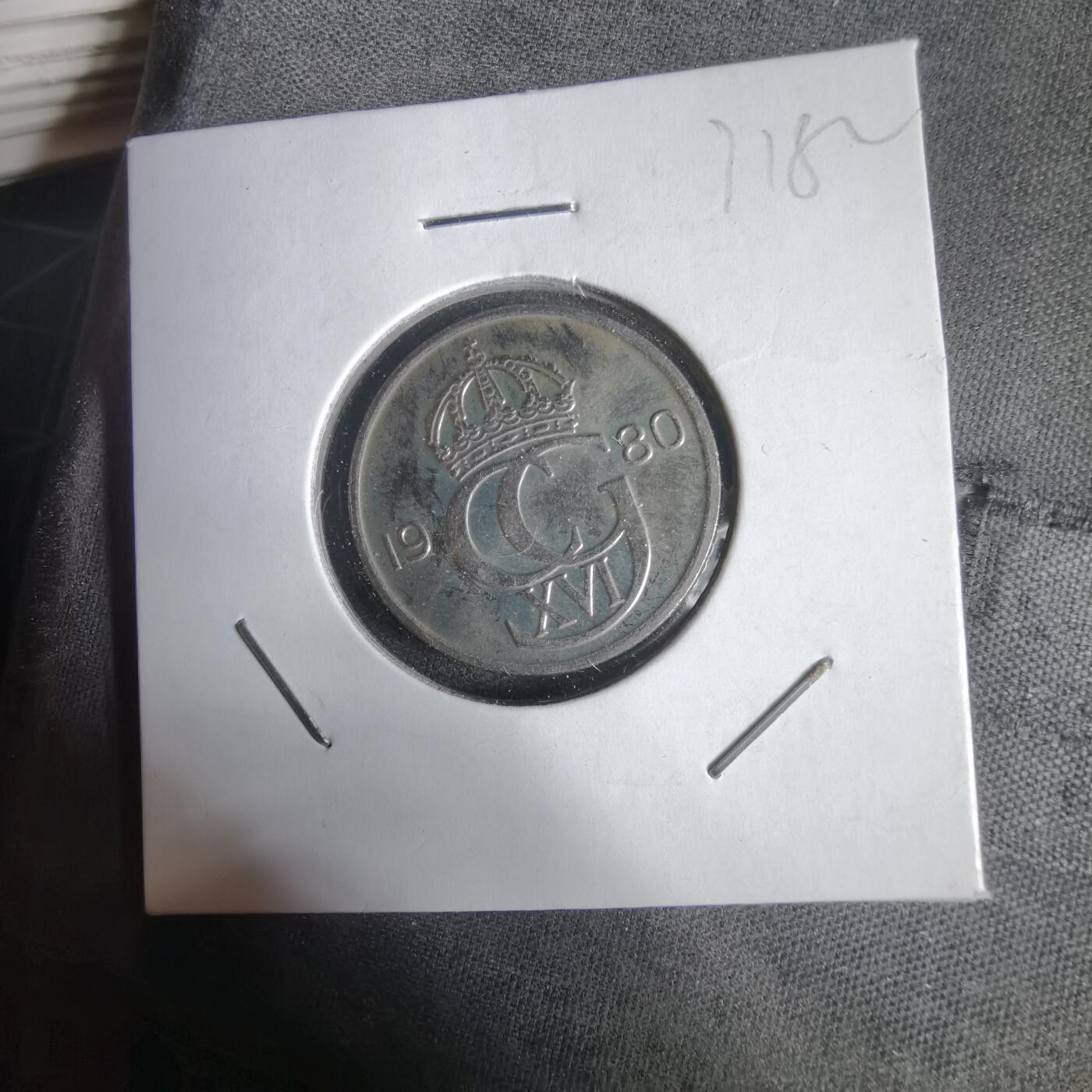 沼泽如烟--第1031场 瑞典1980年50欧尔