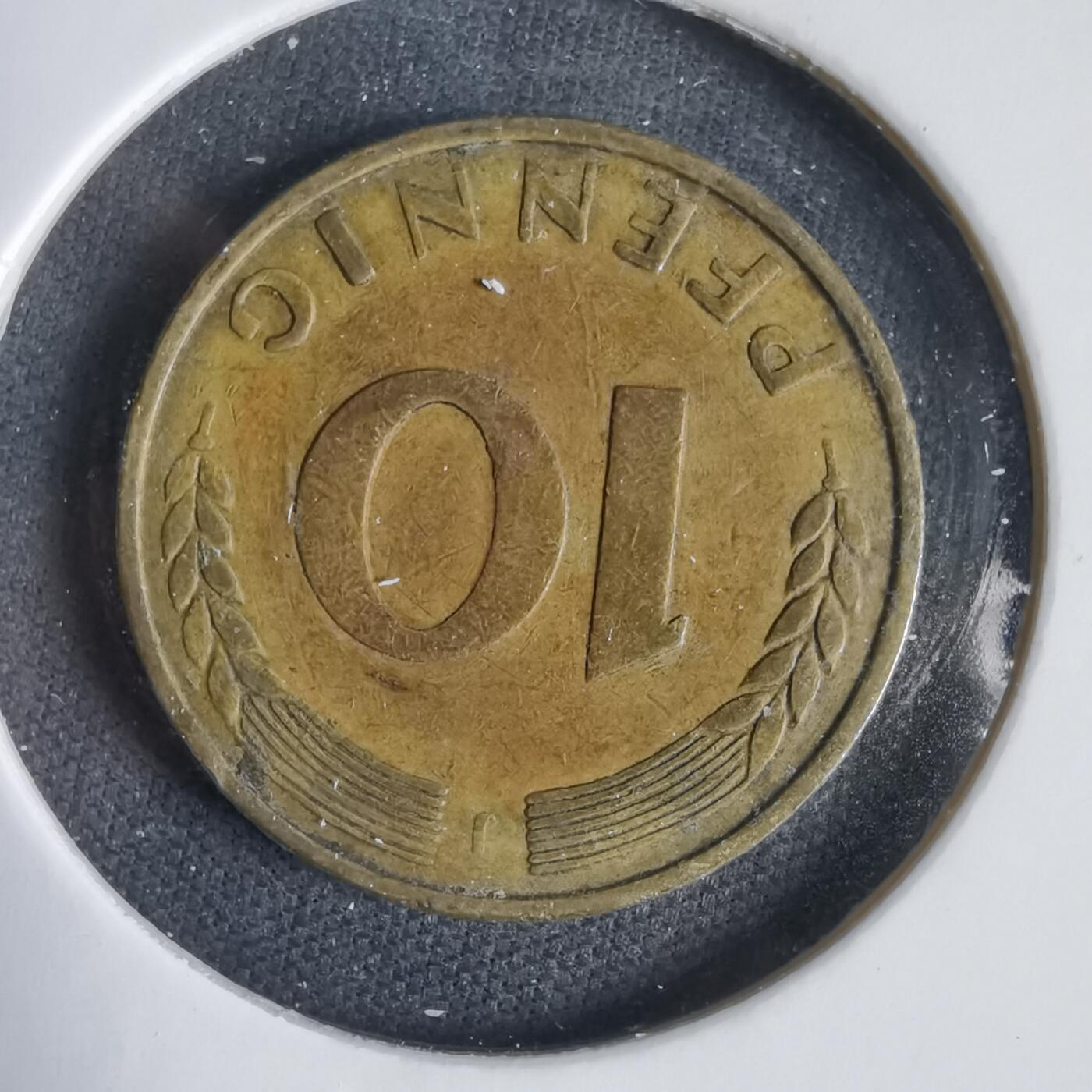 沼泽如烟--第1031场 德国1949年10芬尼