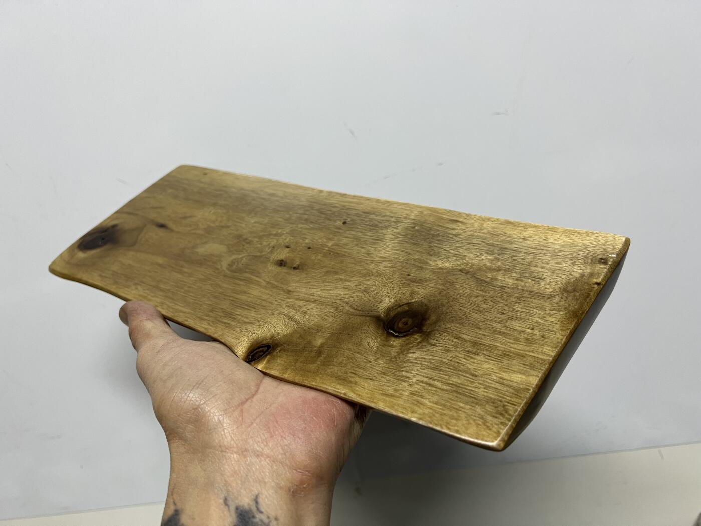 零元拍：金丝楠小干泡台茶盘 金光闪闪。尺寸约：29/11.5/1.8CM。