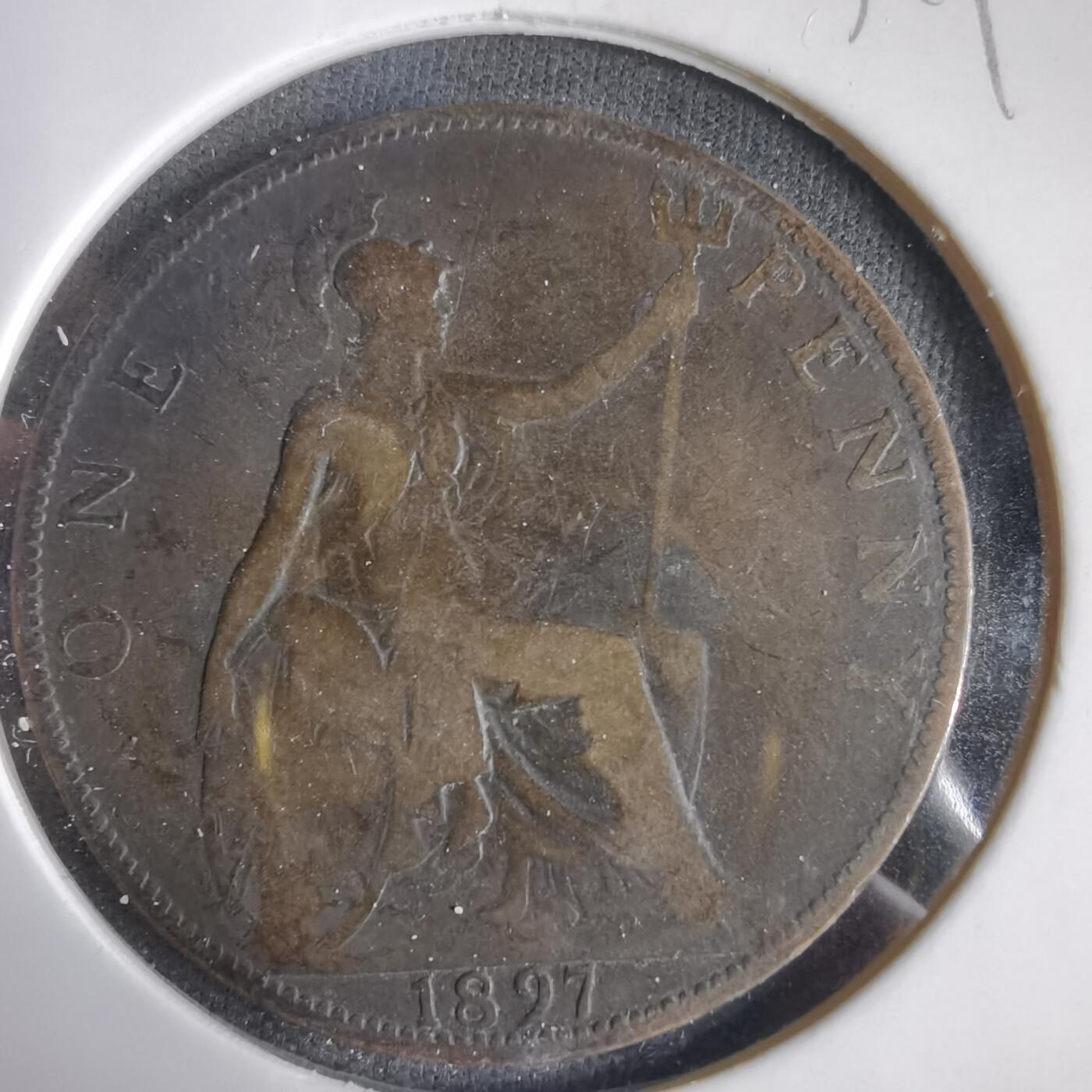 沼泽如烟--第1031场 英国1897年1便士