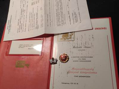 靖甫拍卖第七场 - 匈牙利证章和证书