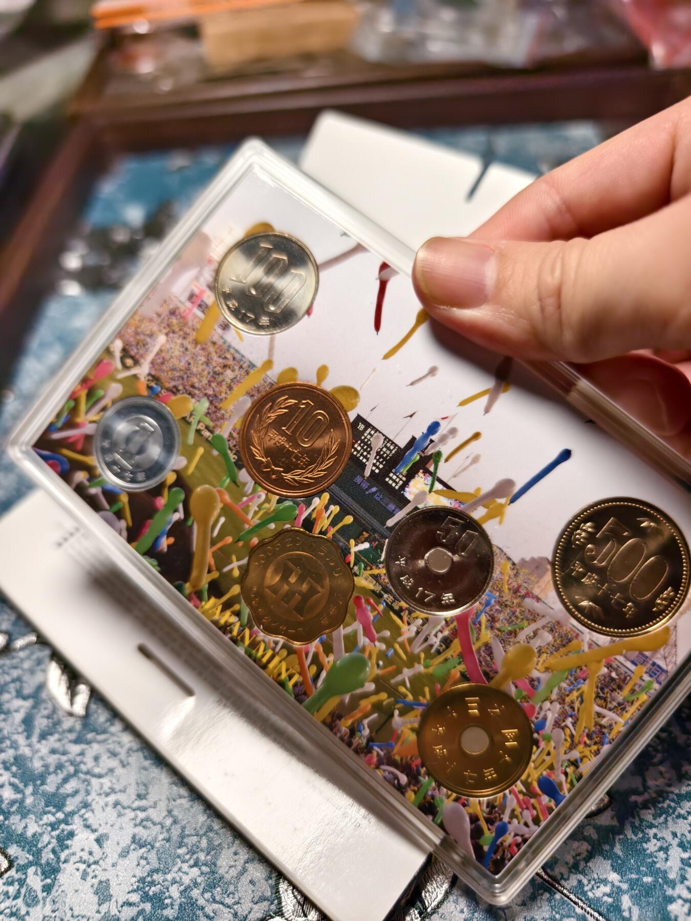 抚柳草堂-第十九期章牌钱币  奖章勋章限时免佣 满百包邮 放漏专场 2005年日本阪神老虎队棒球夺冠纪念币套装