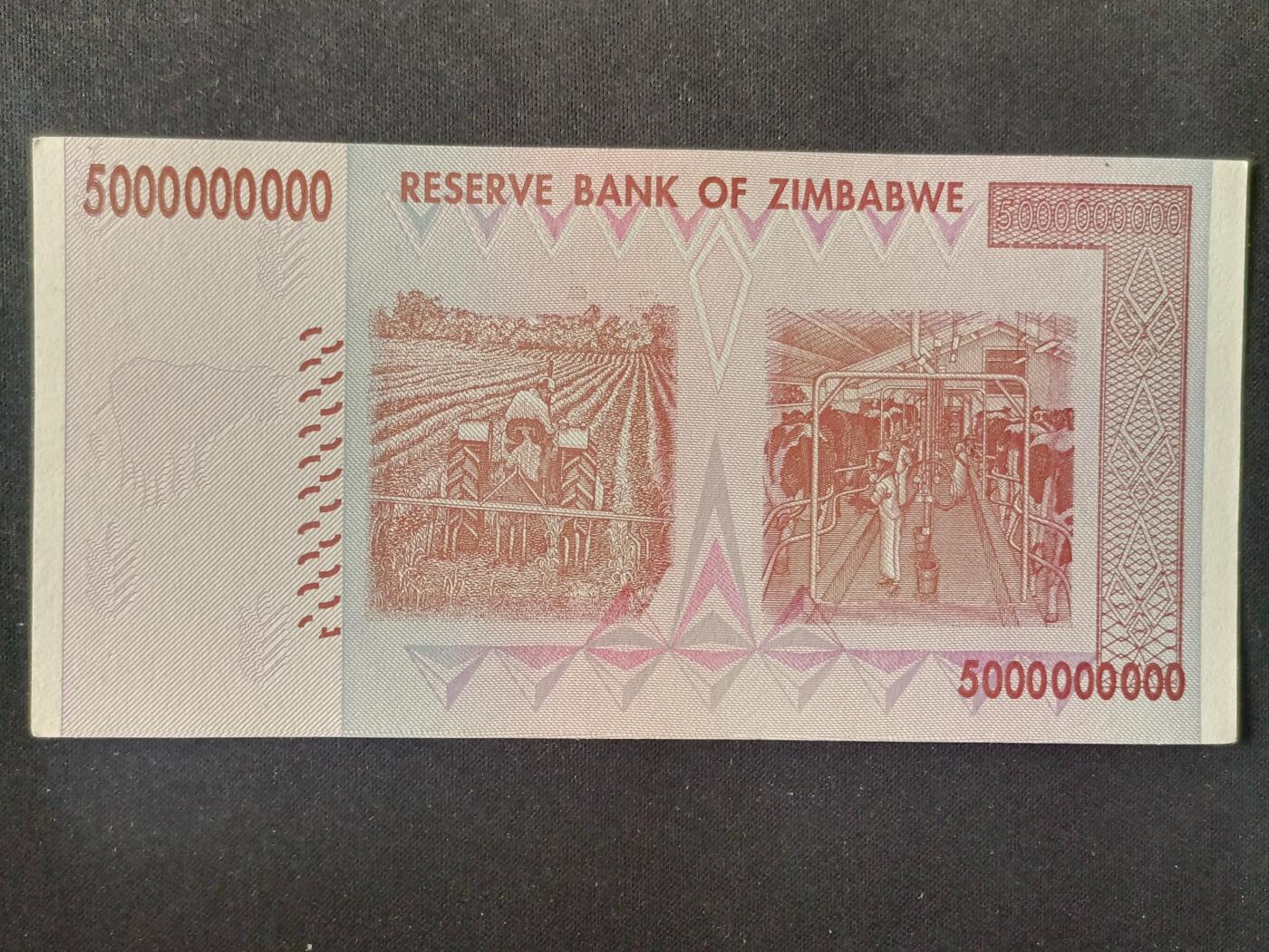 【游宝拍卖】丙午马年第15期 津巴布韦-50亿【2008年 全新UNC-】