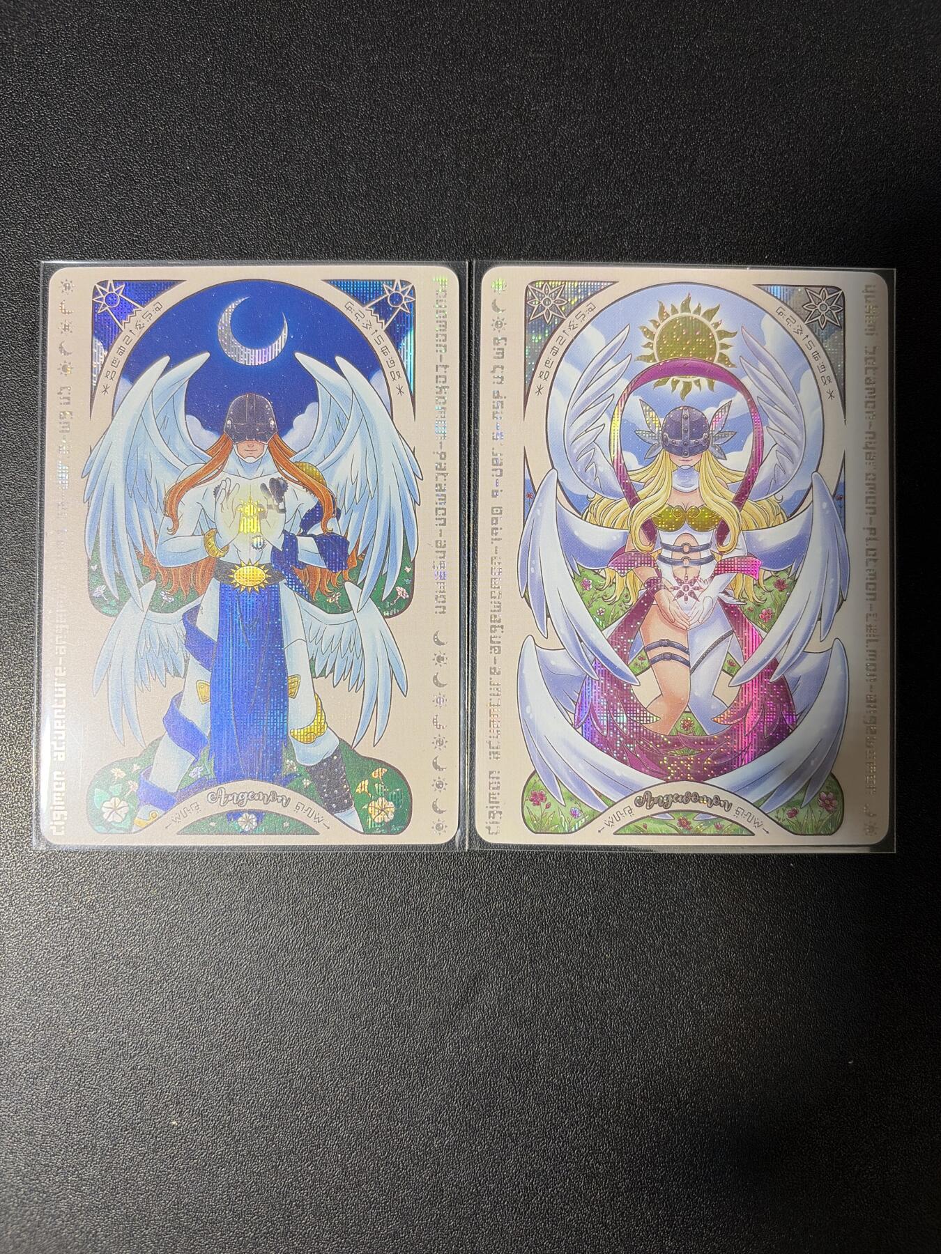 NO.28 好又多金牌大场，每周一站式配齐，方便凑单！（周6晚9点截拍，卖家送拍0抽成！） 京珞卡牌 天使兽+天女兽对卡 彩闪