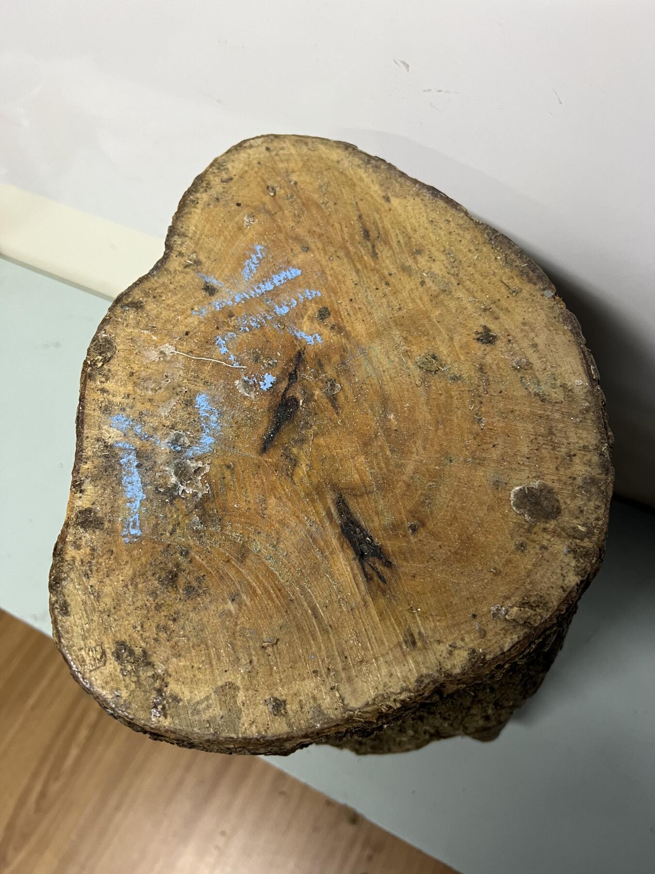 零元拍：金丝楠圆墩凳子摆件，重量11.6公斤。高：320高/285/240MM。