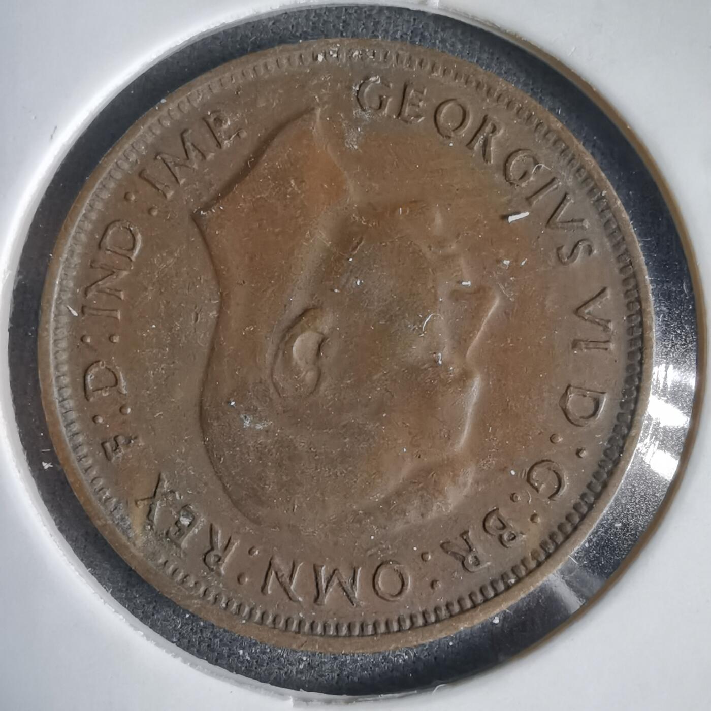 沼泽如烟--第1031场 澳大利亚1943年半便士