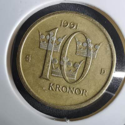 沼泽如烟--第1032场 - 瑞典1991年10克朗